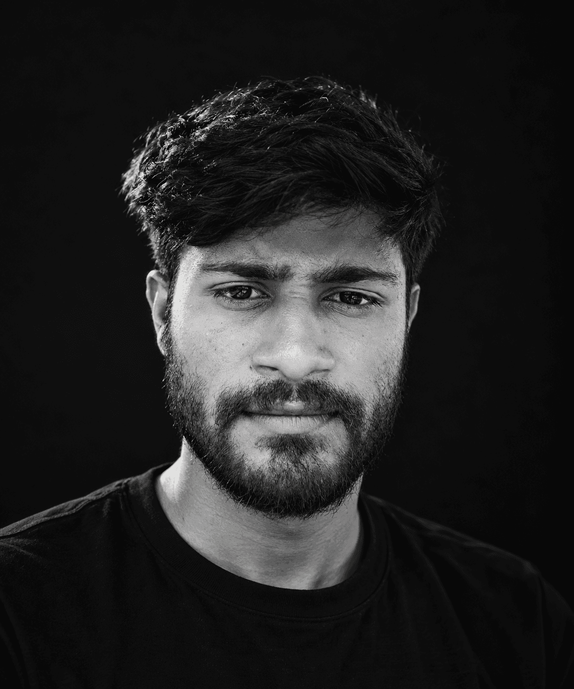 Portrait of Sagar K G, co-founder of Quietignite